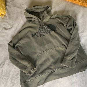 Military green hoodie